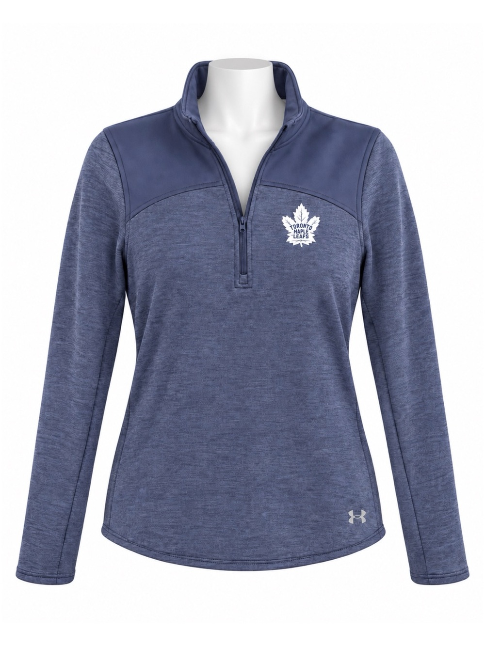 Size S Under Armour Women’s Toronto Maple Leafs ColdGear Quarter-Zip Pullover